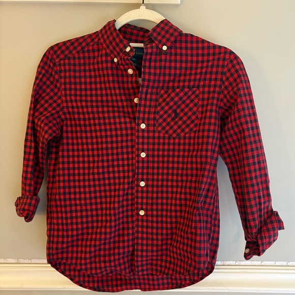 Ralph Lauren Other - Red and Black Checkered Button-Up Shirt